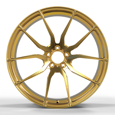 Champagne Golden Custom Forged Wheels สำหรับ Land Rover