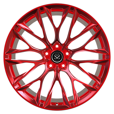 Fit สำหรับ Lamborghini Aventador Candy Red Car rims 5x120 Custom 1-PC 20 21 และ 22 นิ้ว
