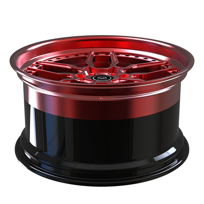 5x114.3 สำหรับ Nissan GTR Candy Red Custom 2-PC เซขนาด 20*8 .5and 20*10.5