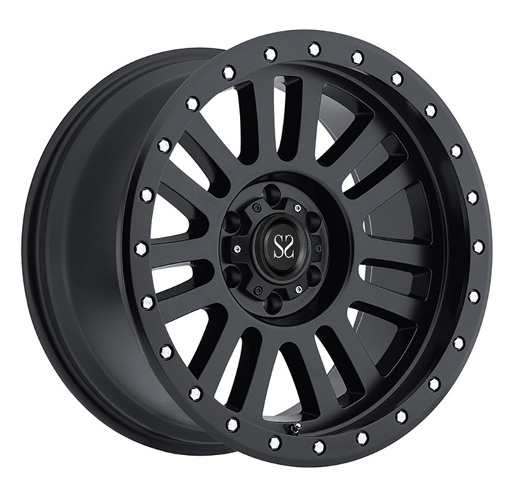 Custom 18 19 20 และ 21 นิ้ว 6 X 139.7 Big Lip Black Forged Alloy Wheels สำหรับ Toyota Hilux
