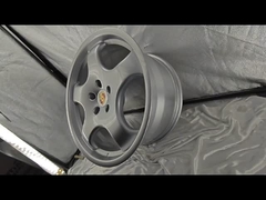 โปร์ชเช 991 ขนาดกว้าง 20x8.5 และ 20x11 เงิน Custom 1-PC กระบอกโกง