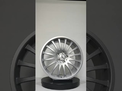 18x8.5 เงินกระจ่าง 1 ชิ้น ล้อโกงสําหรับเมอร์ซีเดส เบนซ์ S500 1998