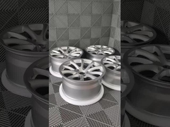 สีเงินกระจ่าง Custom 1-PC ล้อโกหกสําหรับ Porsche 991,996