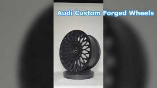 Multi Spokes Satin Black 1-PC Forged Rims 18 ", 19", 20 ", 21", 22 "และ 23" สำหรับ Audi