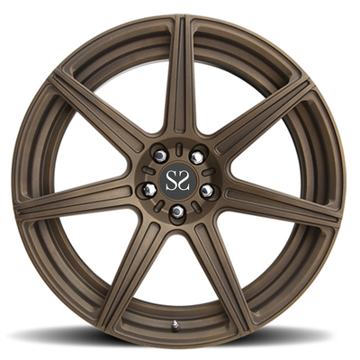 Matt Bronze Car Rims 21x10.5 ปรับแต่งสำหรับ Audi A7 / 21 &quot;Forged Alloy Wheels Rims