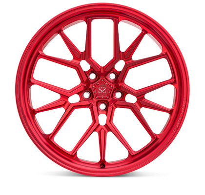 M3 Candy 1 ชิ้น Forged Monoblock Wheel Red Slight Spoke สำหรับปรับแต่ง