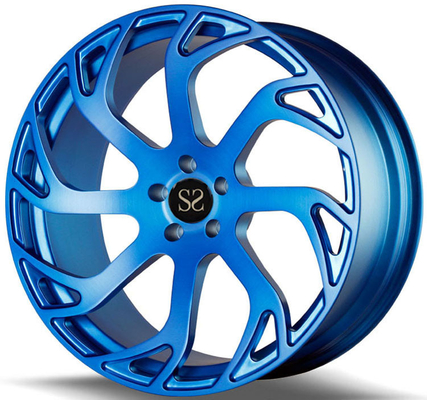 Custom Blue 20 Forged Wheels ทำจากอลูมิเนียม 6061-T6 สำหรับ Ford 5x108