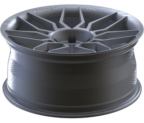 5x150 18 นิ้ว 1 - ชิ้น Gloss Black Forged Aluminium Alloy Wheels Rims สำหรับ Toyota Lexus LX570