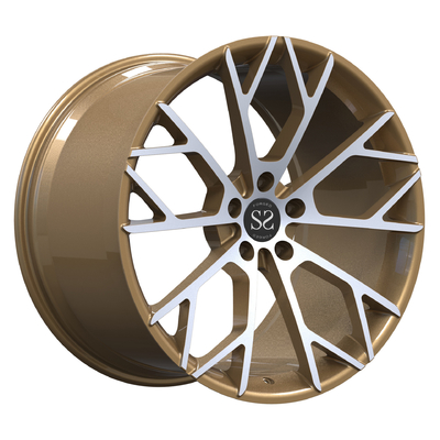 สำหรับ Lambor Aventador 1 PC Monoblock Forged Bronze Machined Wheels 21inch 21x13 Alloy Car Rims