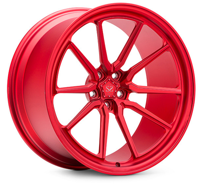 Candy Red Flat Porsche Forged Wheels 24inches รถปรับแต่งสำหรับ GT Car