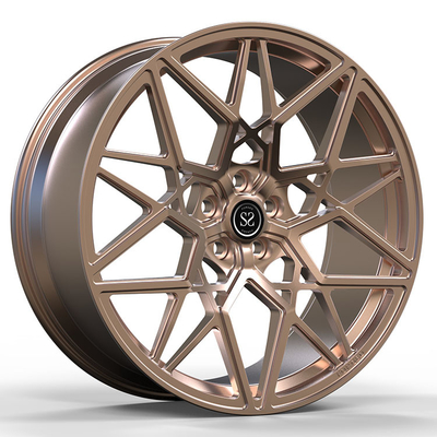 Satin Bronze 1 ชิ้น Forged Wheels Monblock Staggered 20 Inches 5x112