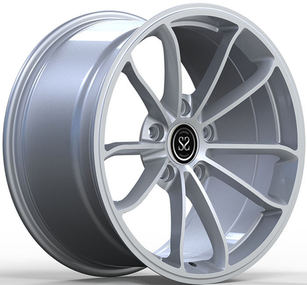 19x8.5 19x11 เงิน 1 ชิ้นล้อฟอร์จ Monblock ขอบโลหะผสม 5x130 สำหรับ Porsch 991