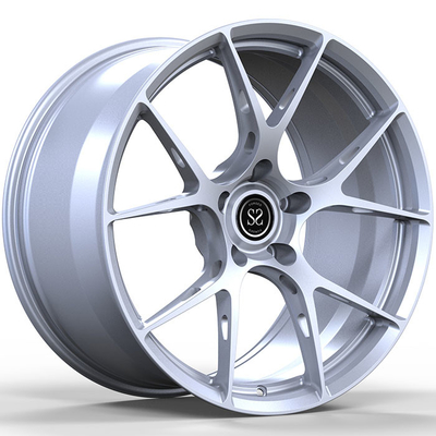 19x10 5x114.3 1 ชิ้นล้อปลอมแปลง 45ET 5-Spoke Matt Silver Alloy Rims สำหรับ Lexus IS