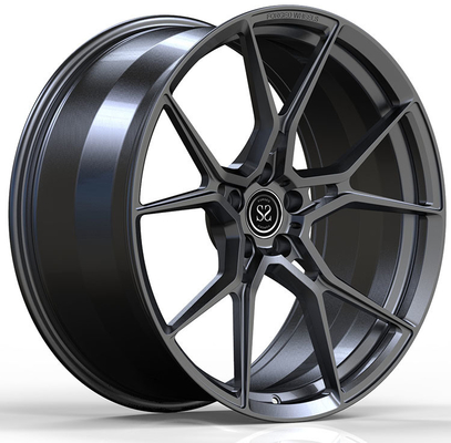 ขอบล้อรถ Monoblock 1 ชิ้น ล้อฟอร์จ ขนาด 17 18 19 20 นิ้ว สีเทาเข้ม