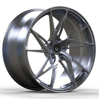 21 นิ้ว Monoblock 1 ชิ้น Forged Wheels Directional Aluminium Brushed Black