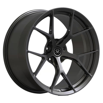 Monoblock 1 ชิ้น Forged Wheels Aluminium Brushed Black สำหรับ BMW M3 Car Rims