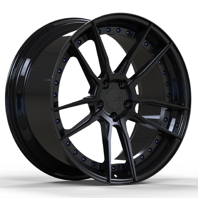 Custom Satin Black 2 ชิ้นล้อฟอร์จ 18 19 20 21 22 