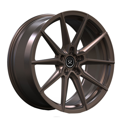 Dark Bronze Spoke 1 PC ล้อปลอมแปลง 19 นิ้วเซสำหรับ Audi S5 Luxury Car Rims