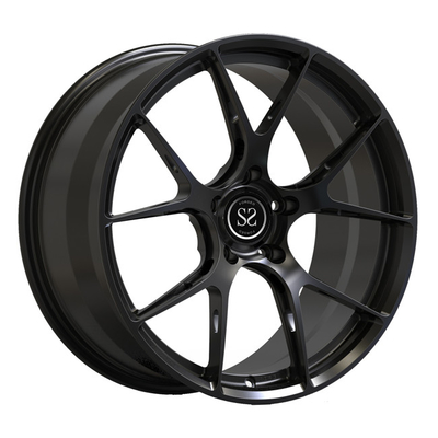 Black Spoke 1 PC ล้อฟอร์จ 19 นิ้วเซสำหรับ Audi S4 Luxury Car Rims
