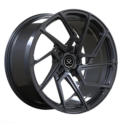 Monoblock 1 ชิ้นล้อฟอร์จ 19 นิ้ว Rotaional Grey Spoke Discs สำหรับ Audi S4