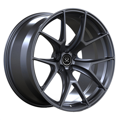 Monoblock 1 ชิ้นล้อฟอร์จ 19 นิ้ว Dark Grey Spoke Discs สำหรับ Audi S5