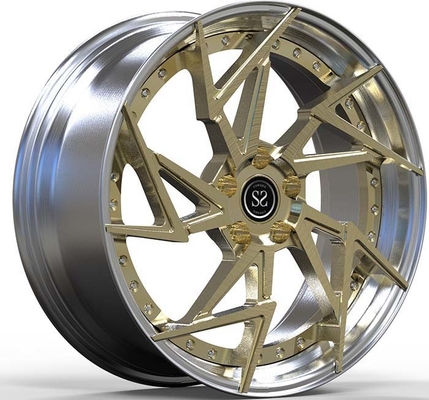 Chevrolet Corvette 2PC Forged Aluminium Alloy Rims C05 9Jx19 จานสีบรอนซ์ขัดเงา