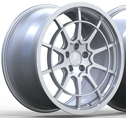 20 21 22 นิ้วขอบล้อ Monoblock แบบกำหนดเองสีเงินสำหรับ Mercedes Benz C43 2019 AMG