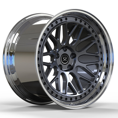 เซ 20 นิ้ว 20X9.5 20X10.5 ล้อปลอมแปลง 2 ชิ้นสำหรับ Nissan GTR Stepped Lip
