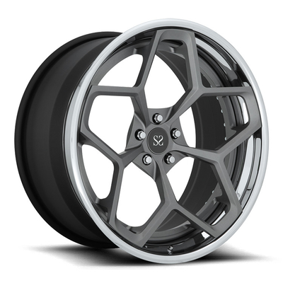 21 Gloss Black 2 PC Forged Rims โลหะผสมที่กำหนดเอง Audi Q7 / 22 นิ้ว