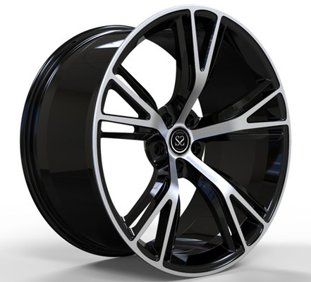 Monoblock 1 ชิ้นล้อสำหรับ F06 BMW M6 Gran Coupe 22 นิ้ว Staggered Gloss Rims