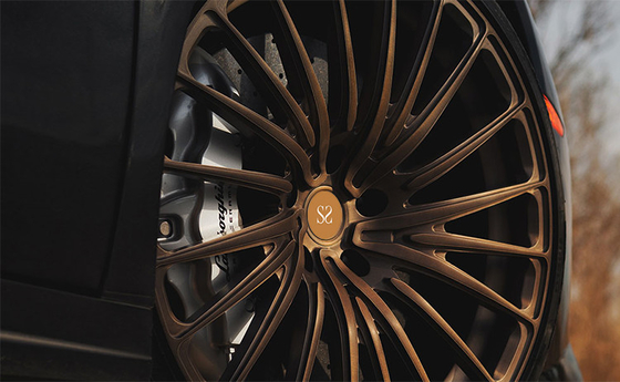 แปรงทองซี่ล้อฟอร์จ 2 ชิ้นสำหรับ Mercedes Benz Glc 20 นิ้ว Rotational Polish Stepped