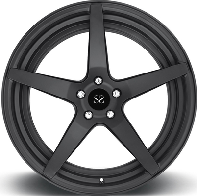 ล้อฟอร์จ 19 นิ้ว 1 ชิ้นขอบดิสก์สีบรอนซ์เข้มสำหรับ Audi S4 Monoblock Luxury