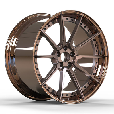Custom 2PC Forged Rims Wheels ขอบขัดเงา 8Jx20 ET309Jx20 ET44 สำหรับ BMW 520 530