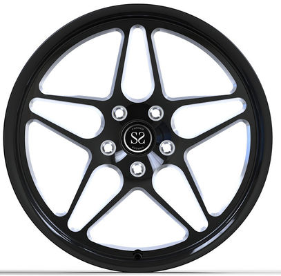 Honda Civic R FL5 Forged 1 ชิ้น ล้ออะลูมิเนียม 9.5Jx19 ET60 สีดำเงา+งานกัด