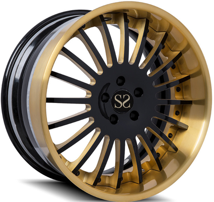 Custom Brushed Lip 3 ชิ้น Forged Alloy Rims 20 X 12 และ 21 X 13 สำหรับ 2020 Audi R8