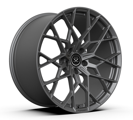 Monoblock Forged Matte Black Rims 22inch 22x10.5 22x11.5 ล้อ Porsche Cayenne ที่เซ