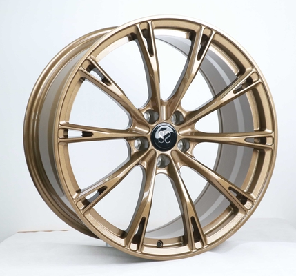 ล้อฟอร์จ Monoblock สีบรอนซ์สำหรับ Audi A4 Concave 1 ชิ้น Custom Rims