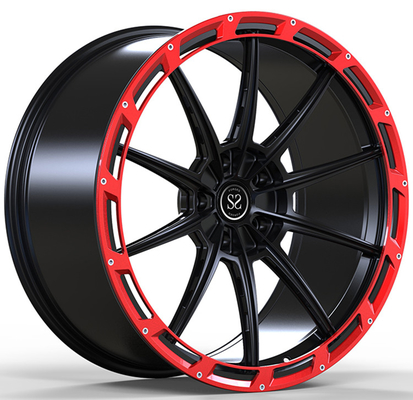21x11 1PC โกลมเหล็กอัลลูมิเนียม Rims มาเซราติ Staggered 21x9