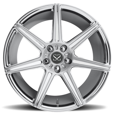 เงินเคลือบถัง 1 ชิ้น อลูมิเนียมเหล็กสกัดล้อ 20 นิ้ว 5x120 สําหรับ Porsche