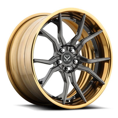 5x112 5x120 5x130 2 ชิ้น กรอบทอง สีดํา สังกะสี 18 19 สําหรับ Porsche BMW Audi Benz