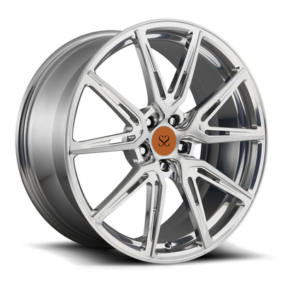 ไฮเปอร์สิลเวอร์ 1PC สลักสแตนเลสธรรมเนียม รอบรถ 20 นิ้วสําหรับล้อกอล์ฟ GTI