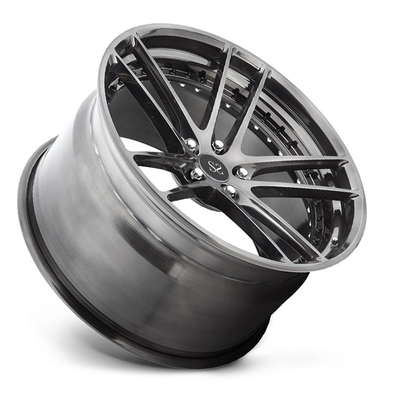 ไฮเปอร์สิลเวอร์ 1PC โลหะโกหกรถยนต์ Rims 21 นิ้วสําหรับล้อ Tesla หรูหราตามสั่ง