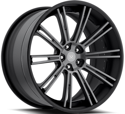 สําหรับ Benz SLS-Class Black Machine Face 18 19 20 21 22 นิ้ว 2-PC โลหะโกงล้อที่กําหนดเอง