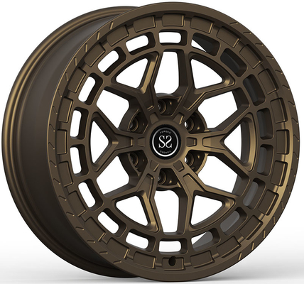 22x10 6x139.7 ทองแดง Custom 1-PC โกลมเหล็กอัลลูมิเนียม Rims สําหรับ Cadillac Escalade