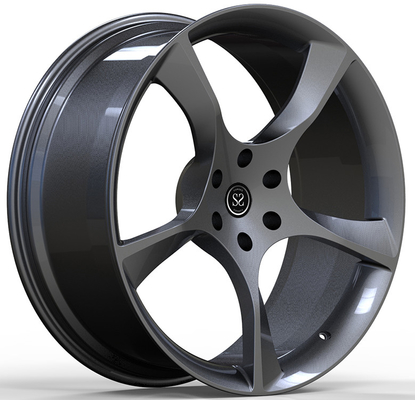 20x9.5 และ 21x10 สเต็กเกอร์ 5x112 Custom Satin Grey สีเทาโกหก 1-PC Rims