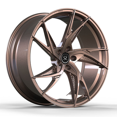 9.5Jx20 และ 10.5Jx20 Custom Satin Bronze 2-PC Rims สําหรับ BMW M2 ปี 2016