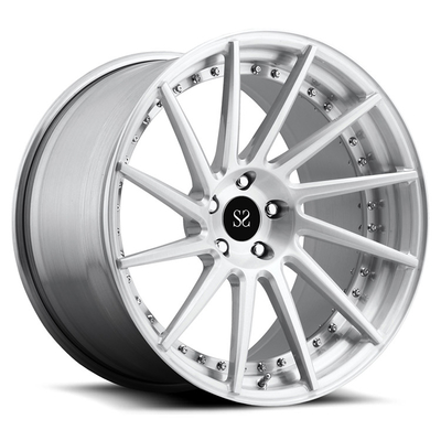 ทองเหลืองสําหรับล้อ BMW M8 23 นิ้ว 2-PC สับสลัด Custom Rims