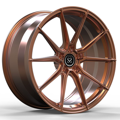โปร์เช่ มาแคน แกลนซ์ ทองแดง 22x10 และ 10.5 Custom 1-PC กระบอกโกง