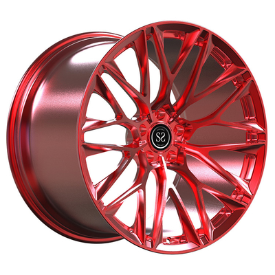 SLS AMG สีดํา ซีรีย์ 20x11 และ 21x13 Custom 1 ชิ้น สีแดง