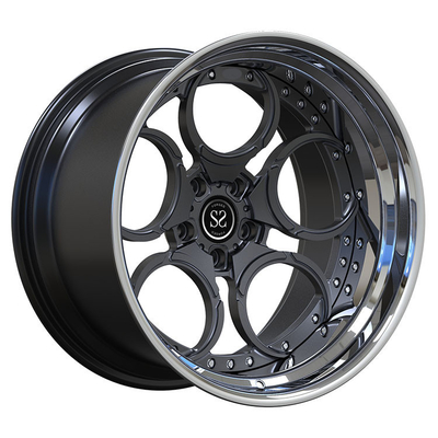 19 20 นิ้ว Forged 2 PC Alloy Rims กำหนดเองสำหรับ Mustang 500 Brush
